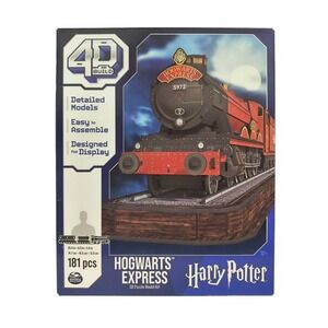 Spin Master Harry Potter Hogwarts Express 4D Display Puzzle Build 181 Pieces
